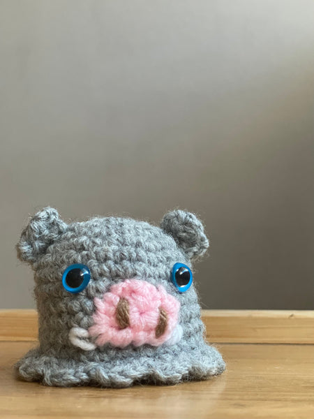 Mini Demon Slayer Inosuke Crochet Hat