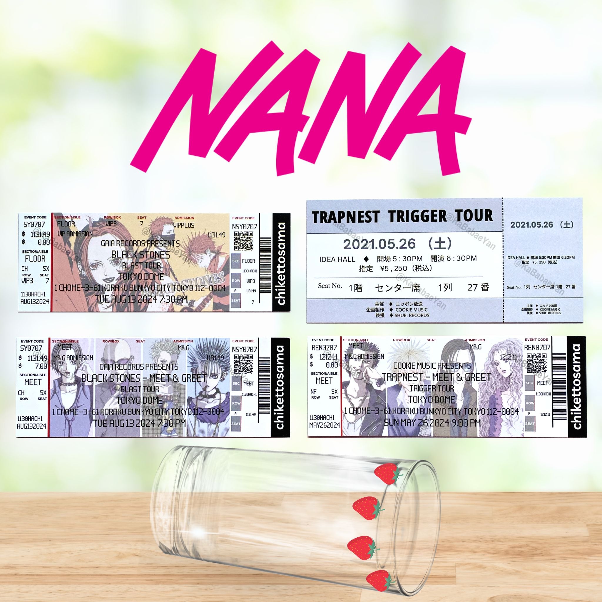 NANA Black Stones (BLAST) & Trapnest Concert Tickets
